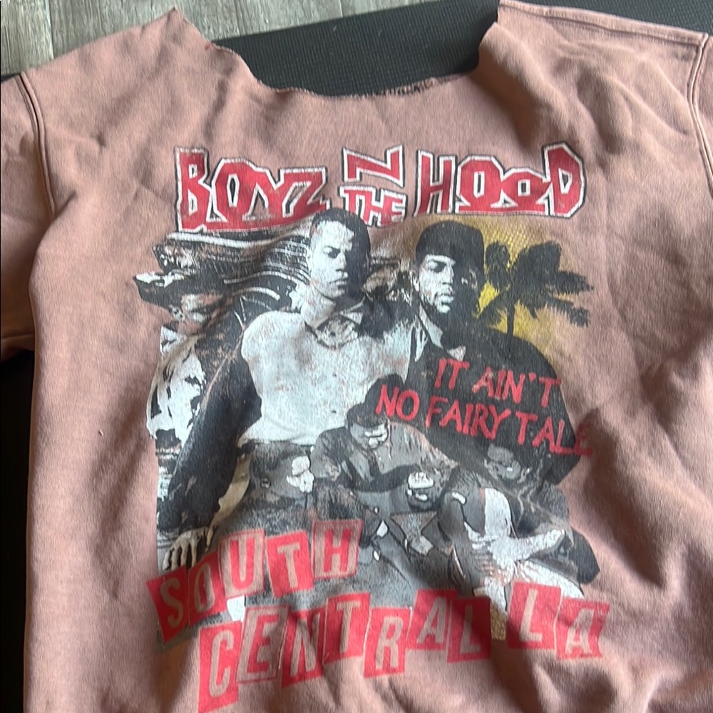 Boyz n the Hood Graphic Sweatshirt - Brown size small  south central movie